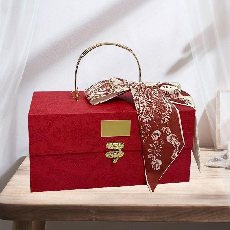 Forever United Elegant Metal Wedding Gift Box for Bridesmaids and Groomsmen