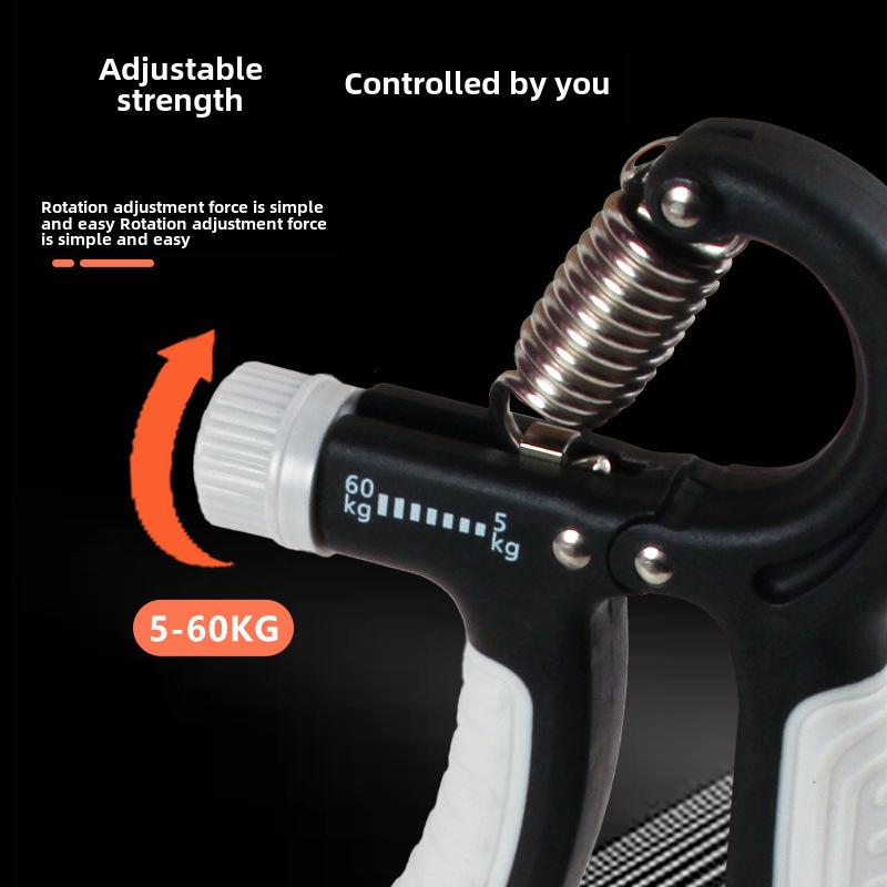 Adjustable Counting Gripper Hand Trainer - Professional 5-60KG Wrist Strengthener