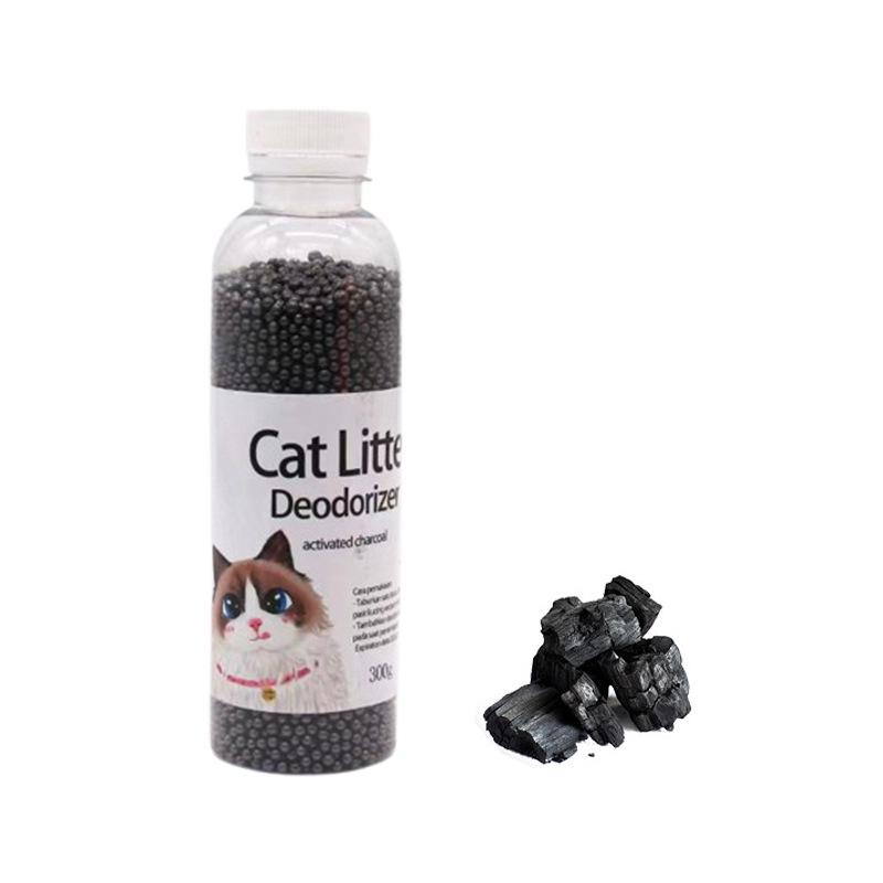 Kočičí stelivo s aktivním uhlím pro kontrolu zápachu, deodorizační perličky