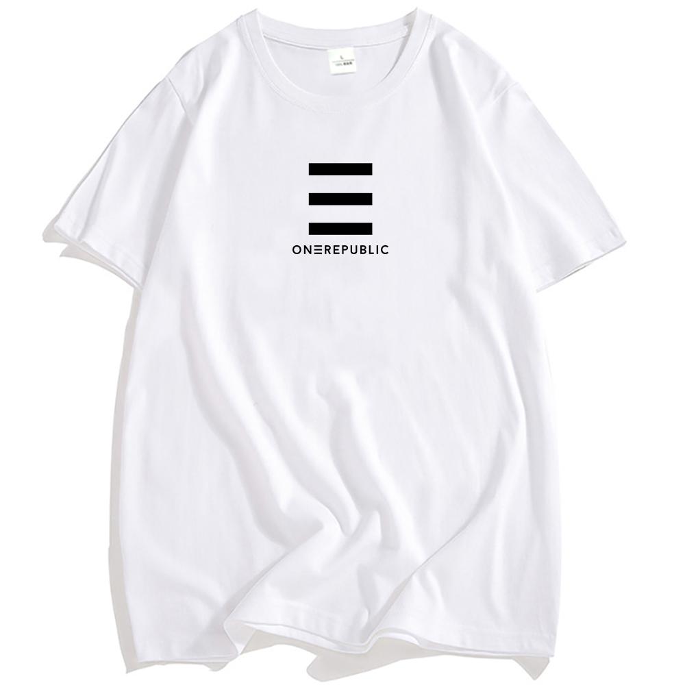 

OneRepublic Artificial Paradise Tee 1999 Heroes Letter Printing T-shirt Short Sleeve Cotton Loose Tshirts Rock Band Grunge Shirt XXL