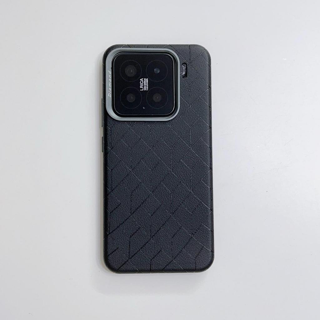 Rubik's Cube Embossed Full Coverage Magnetic Phone Case for 15 Pro - Drop-Proof Protection