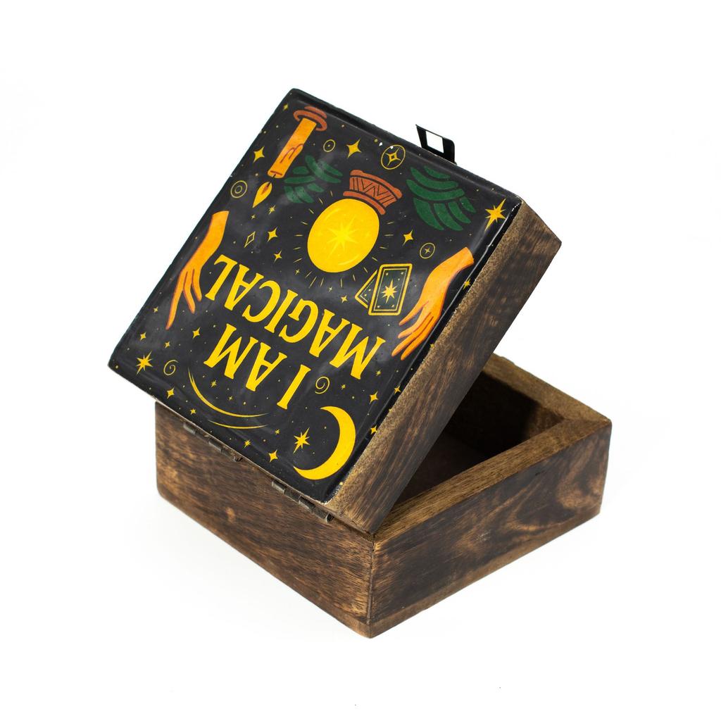 Small Enamelled Box – I am Magical