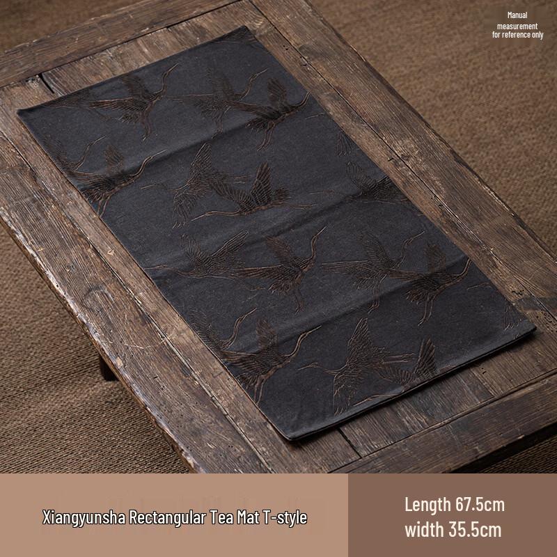 Zen Style Gambiered Canton Gauze Tea Mat