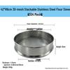 Stainless Steel Fine Mesh Flour and Sugar Sifter Tool
