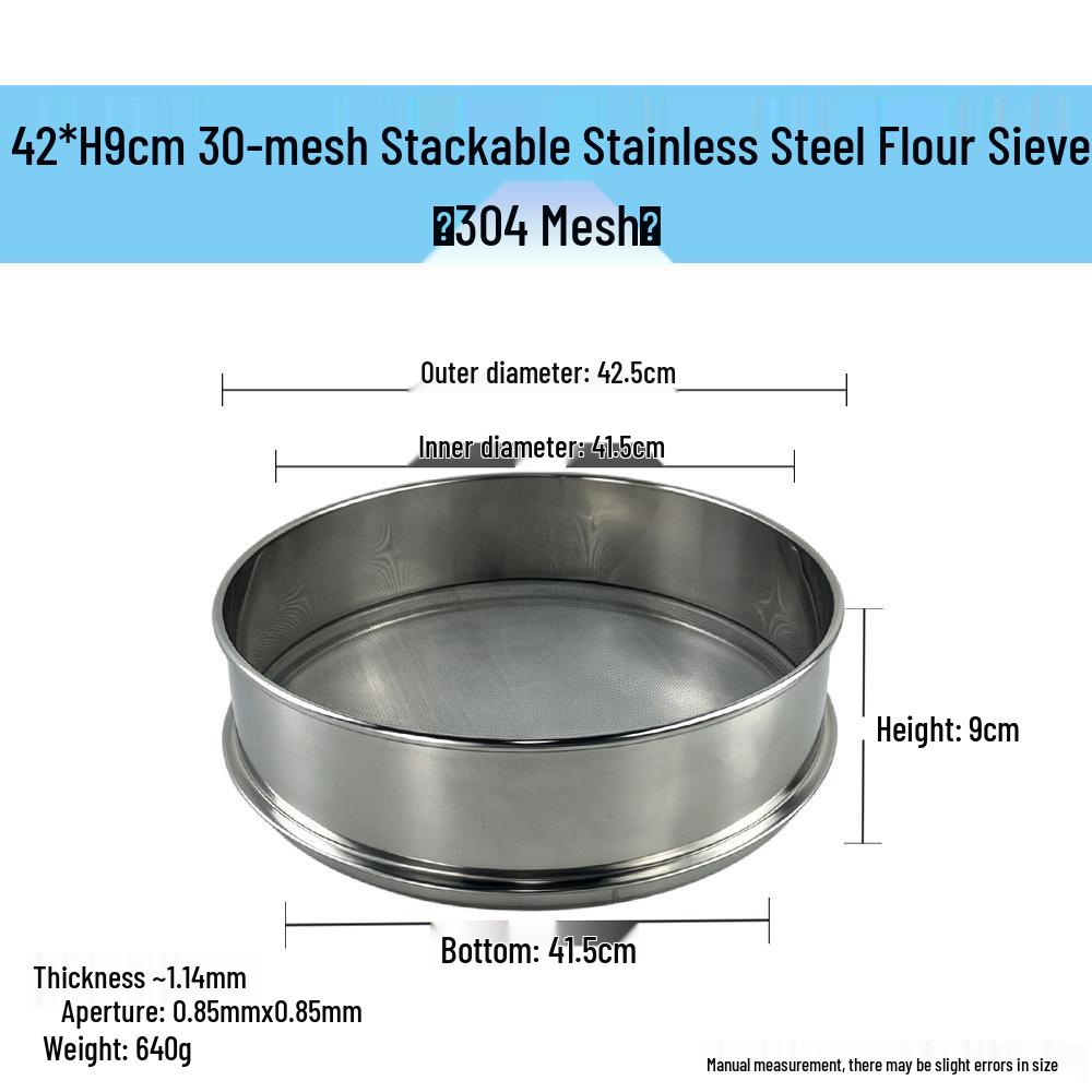 Stainless Steel Fine Mesh Flour and Sugar Sifter Tool