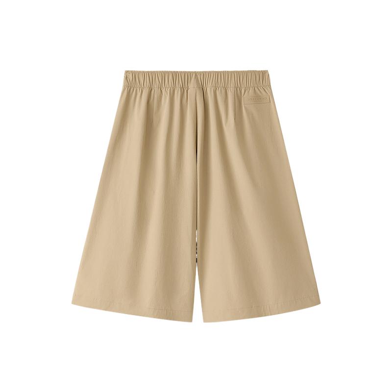 Skechers Breathable Skin-Friendly Solid Color Comfortable Casual Shorts Women bottoms L226W067-03LF