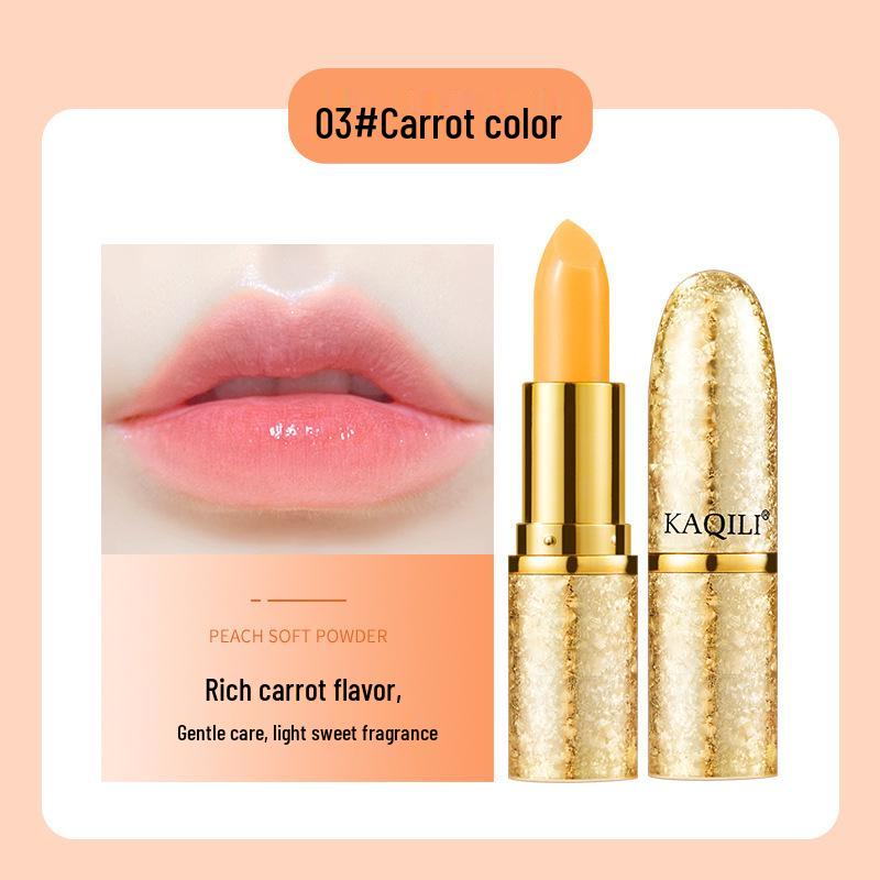 

Kaqili Помада-хамелеон Снежинка с золотым покрытием - Стойкая, Нелипкая формула