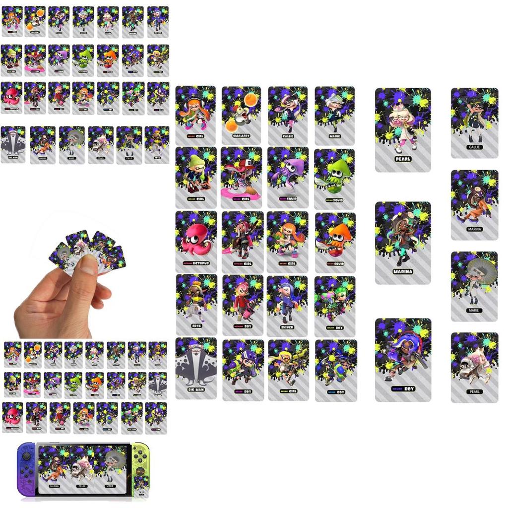 23 Stück Vollständiges Set Splatoon3 Amiibo Switch Spiel Requisiten Linkage Card NCF Induktion Für Nintendo Switch Fans