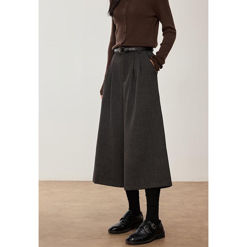 VICTORIA&VERA Women's High-Waist Straight-Leg Cropped Pants V9017K01