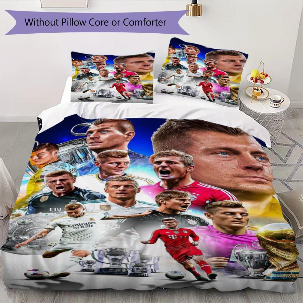 Former Real Madrid CF German professional footballer Toni Kroos Home Decoration Soft Bedding Down Pillowcase Duvet Cover (without core) L3