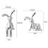 Cute Rabbit Ornament Kawaii Office Desktop Ornament Decorative Rabbit Figurines Car Interior Accessories Room Decor