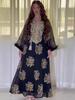 Middle Eastern Embroidered Muslim Women's Dress