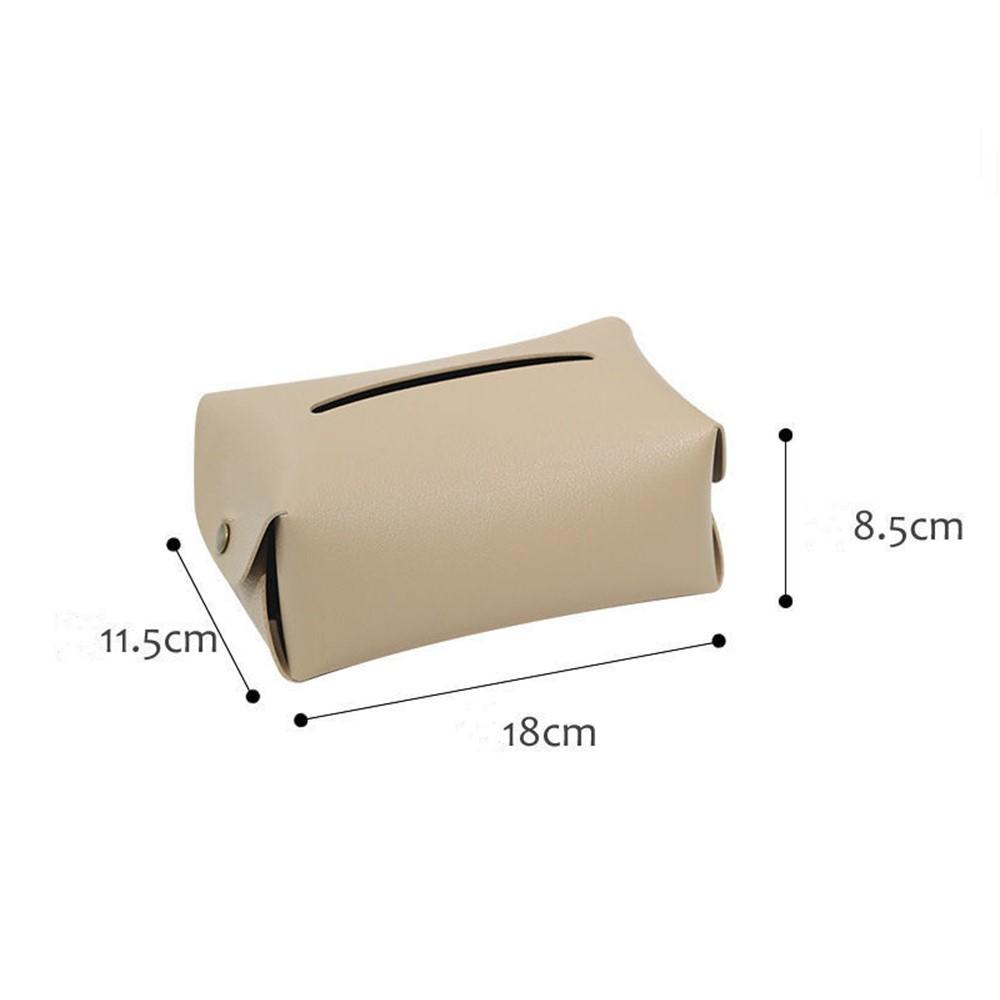 PVC Leather Tissue Box Nordic Home Waterproof Napkin Holder Living Room Storage Box Kitchen Office Desktop Tissue Paper Box 2025