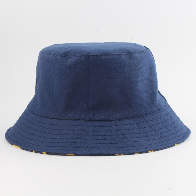 Doppelseitiger Fischerhut für Herren und Damen Sommer Fischerhut mit Bananenprint Unisex Hut Hip Hop Anglerhut