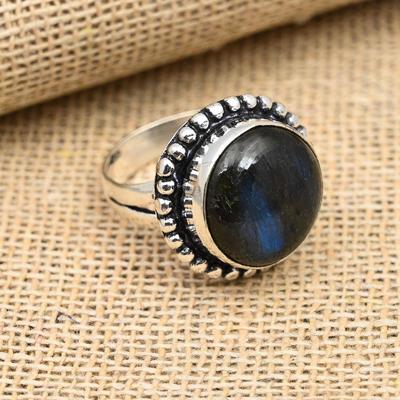Labradorite Gemstone Handmade Jewelry Solid 925 Sterling Silver Ring