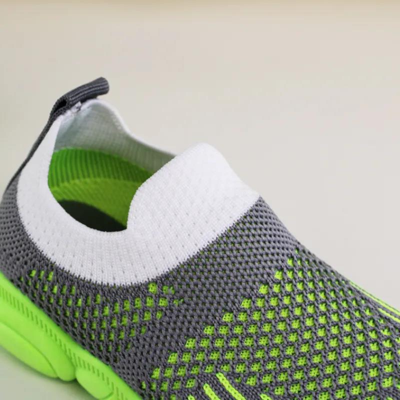 Dětská obuv na jaro a léto Chlapecká barevná sportovní obuv Prodyšná měkká podrážka Protiskluzová obuv pro volný čas Lehká dívčí obuv