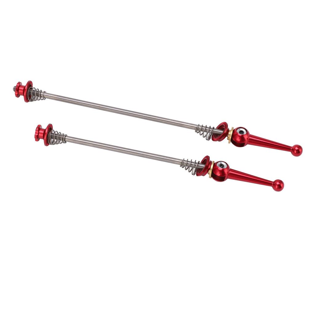 1 Pair Bicycle Hub Quick Release Poles Bike Front Rear Titanium Alloy Axle Skewer Lever