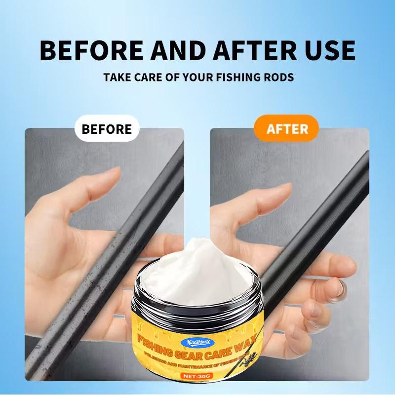30g Premium Fishing Rod Protective Wax, Universal Care Cream for Angling Equipment Maintenance,High-End Fishing Rod Care Wax