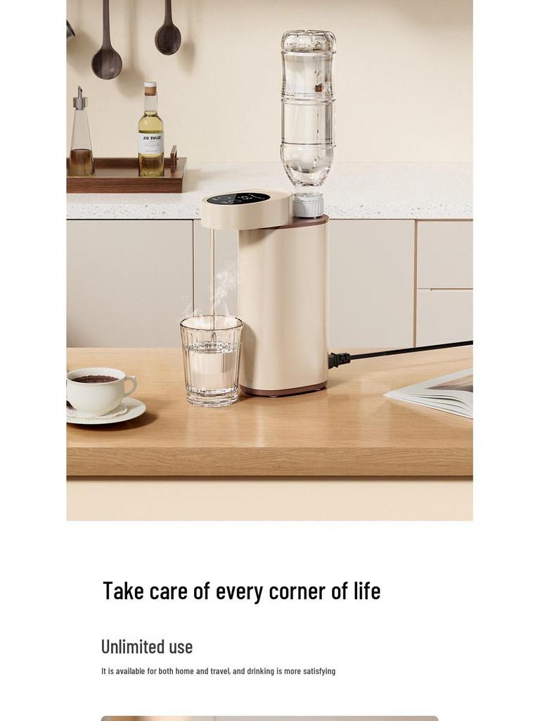 Portable Mini Instant Hot Water Dispenser for Travel, Desktop, and Home Use