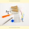 Needle Felting Kit Wool Felting Tool Starter Kit Felt Molds with Portable Storage Box for DIY Craft Home Decoration