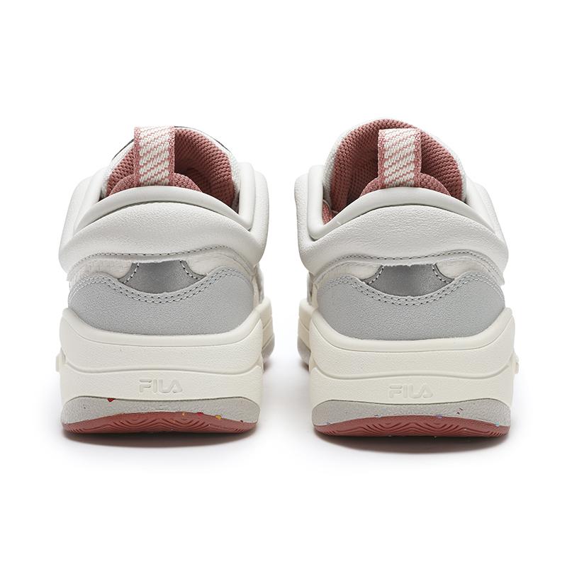 New FILA Slip Resistant Low Top Skateboard Shoes Women's White Gray F12W442205FGG