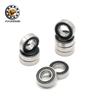 In-stock 6900 2RS Thin-walled Deep Groove Ball Bearing, 10x22x6, High-speed Motor Bearing with Blue Rubber Seal.