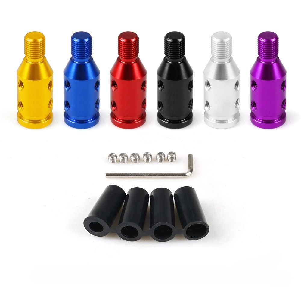 Universal Aluminum Alloy Car Auto Gear Manual Shift Knob Adapter Thread M12x1.25 for Most BMW Honda Shift Knob Adapter