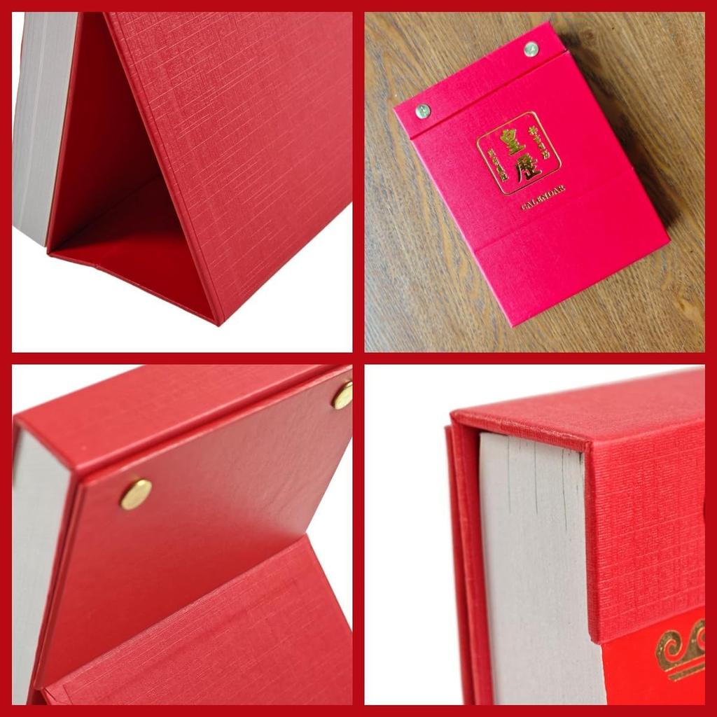 2026 Chinese Daily Calendar(18K), Year of The Horse Spring Festival Lunar Year Traditional Individual Page Per Day Total 365 Pages with 24 Solar