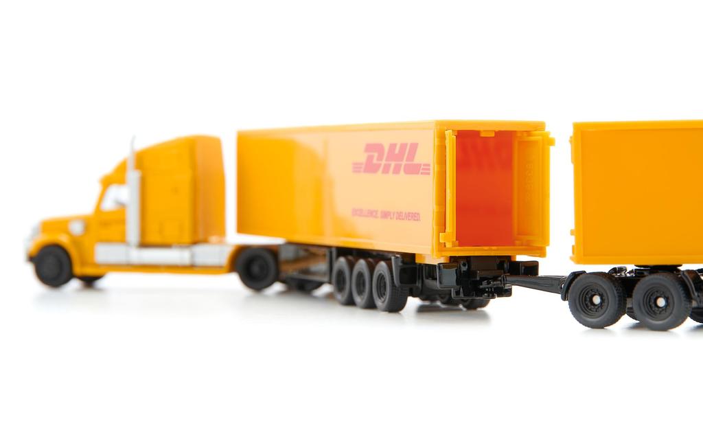 SIKU Long-distance Truck (DHL) From Around 3 Years Old SK180600002