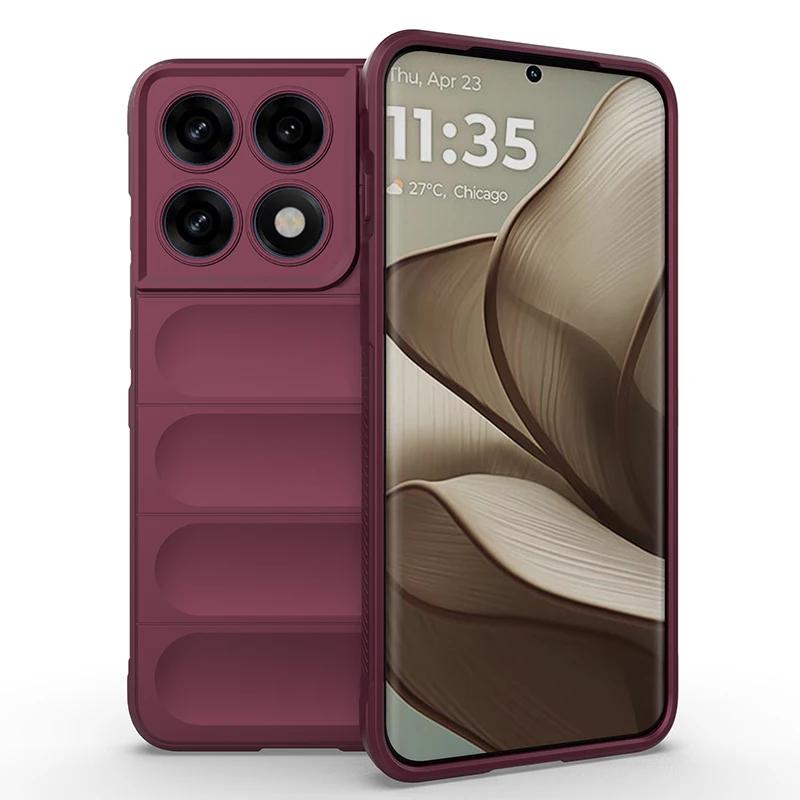 Miękkie silikonowe etui do Motorola Edge 70 Pro Odporne na wstrząsy Antypoślizgowe Ochronne tylne etui Pokrowiec Funda Motorola Edge 70 70 Fusion