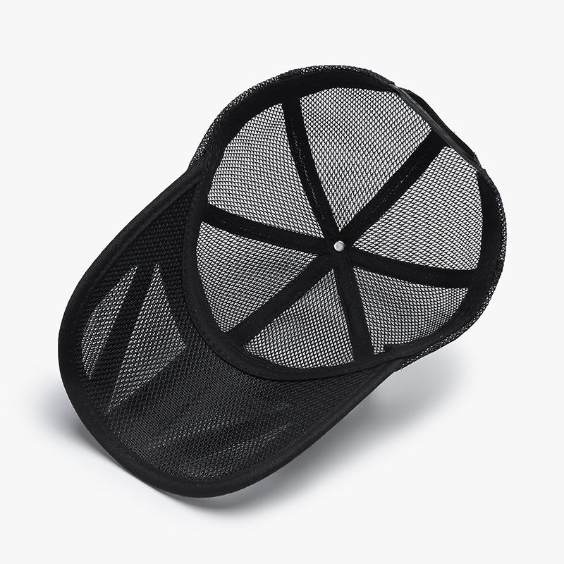 New Summer Breathable Mesh Baseball Cap Men's Hollow Brim Outdoor Sports Sun Protection Women's Sun Hat