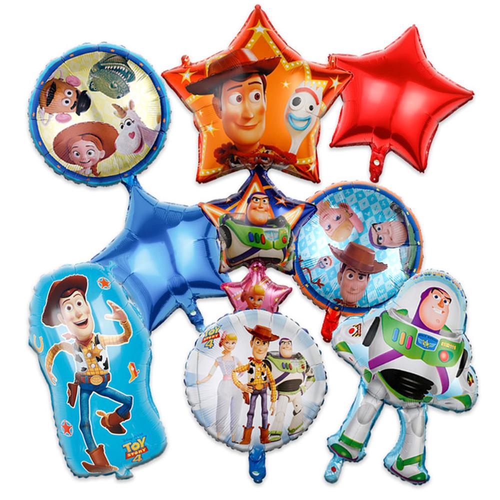 

Набір із 8 фольгованих повітряних кульок-прикрас для вечірки на тему мультфільму «Історія іграшок»