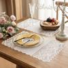 Embroidered Table Runner Lace Tableware Mat Boho Table Cloth Wedding Party