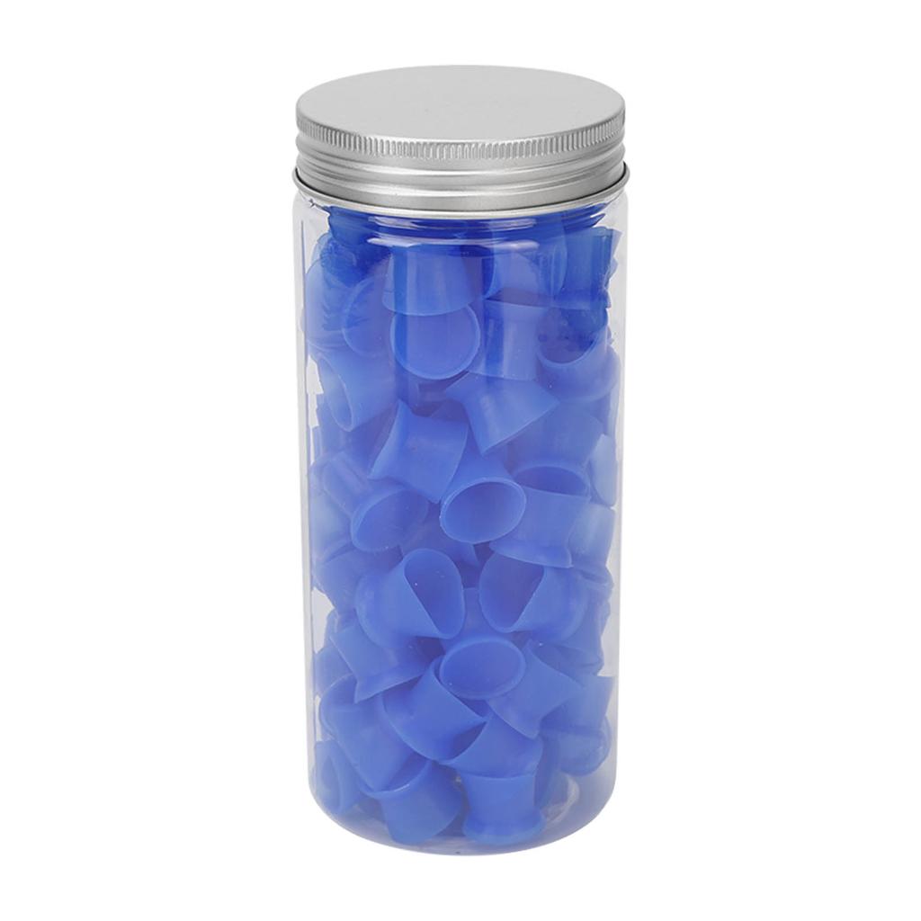 100 Pcs Tattoo Ink Cups Silicone Soft Disposable Tattoo Pigment Cups Makeup Container Tattoo