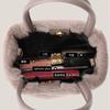 Winter flauschige Tasche niedliche tragbare Schulter Umhängetasche Korea Dongdaemun ins Wind flauschige Bucket Bag