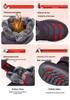 Men's Winter Non-Slip Sports Dad Shoes - Thickened Velvet Lining, Snow Boots for Seniors, Large Sizes Available