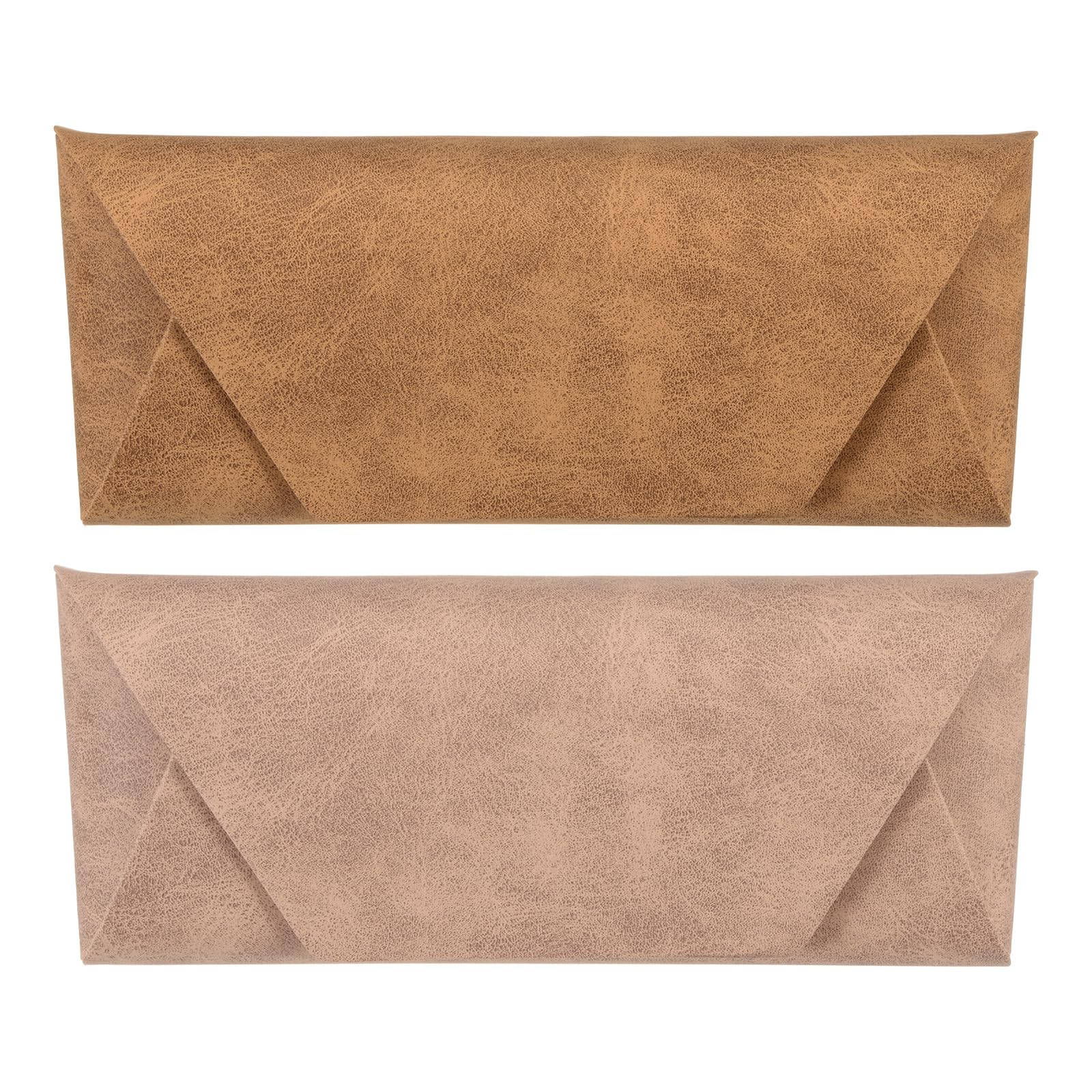 

uxcell Футляр для очков из искусственной кожи с жестким корпусом, портативный, для солнцезащитных очков, для мужчин и 2 футляра верблюжьего цвета, 6,5 2,6 , защита от царапин, для женщин,