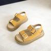 Boys Girls Beach Shoes Non-slip Soft Sole Kids Sandals Toes Capped Flexible 2025 Summer New Children Flats Fashion for Vacation