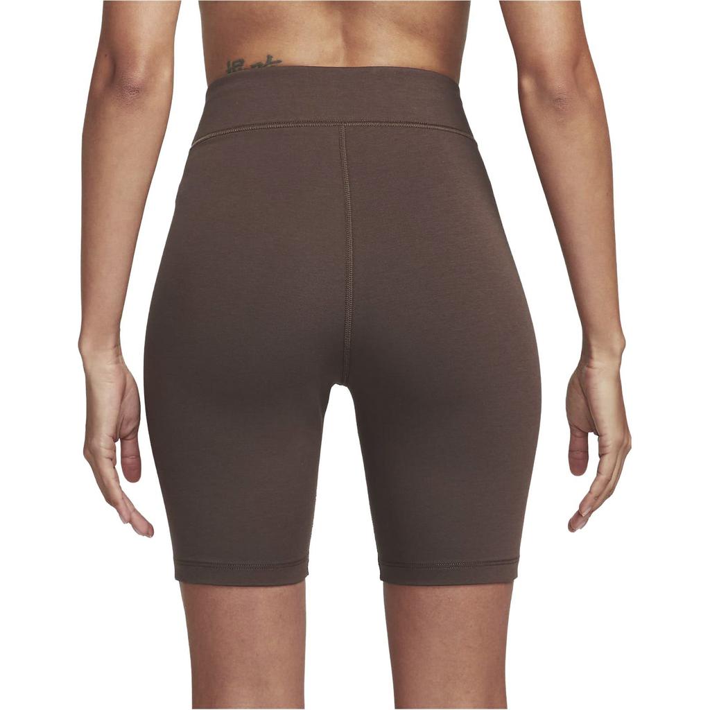 Nike Sportswear Classics High-Waisted Cycling Shorts Women Bottoms Baroque-Brown DV7798-237