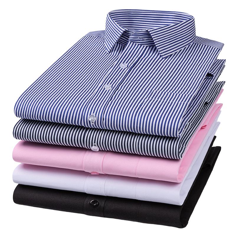 New Striped Business Men Formal Shirts Long Sleeve