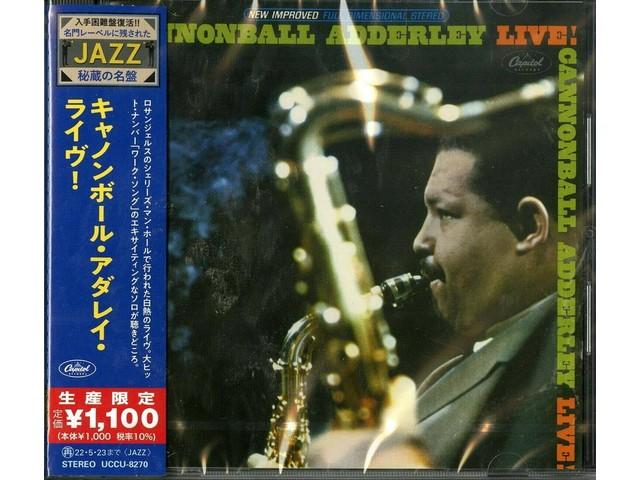

[CD] Cannonball Adderley Live! Limited Edition UCCU-8270 Live Recording Jazz NEW