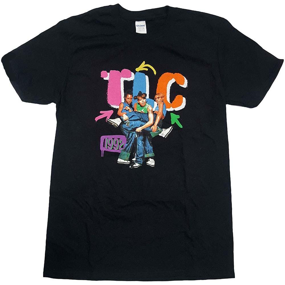 Men s TLC Kicking Group Slim Fit T-shirt Large Black XXXXL