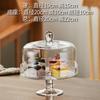European Style Glass Cake Cover Steak Tray Dessert Table Decoration