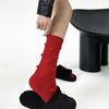 Womens Harajuku Cotton Crew Socks 3D Raised Point Cute Hedgehog Thorns Solid Color Skateboard Middle Tube Calf Socks