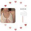 Punk Collar Women'S Splicing Rivet Collar Niche Design Necklace Necklace Choker Leather Collar Collar
