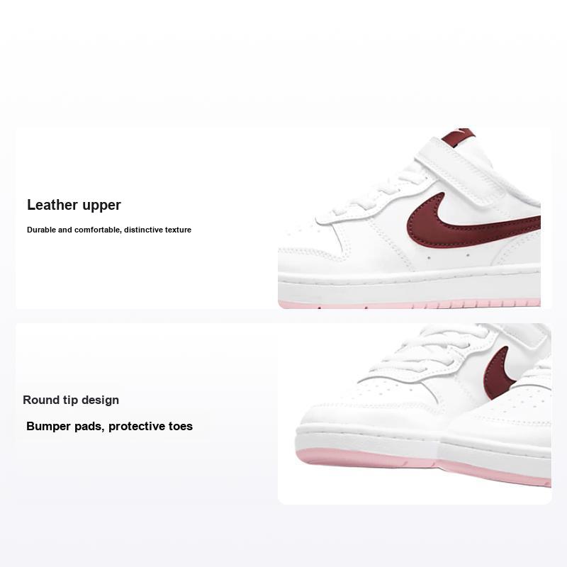 Детские кроссовки Nike Court Borough Low 2 PS White Dark Beetroot BQ5451-120 31