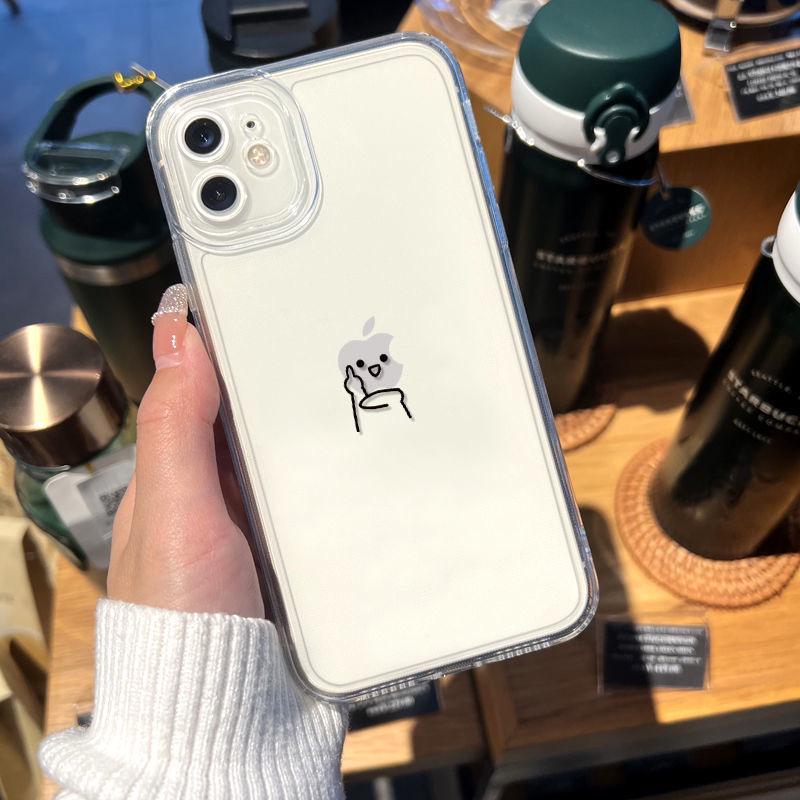 

Прозрачный и забавный чехол для Apple iPhone 11-15 Pro/Max iPhone 7 Plus