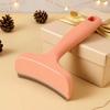 Curved Head Pet Comb Dense Teeth Deshedding Brush with Non-Slip Handle Gentle Pet Grooming Brush for All Coat Types Dogs Cats