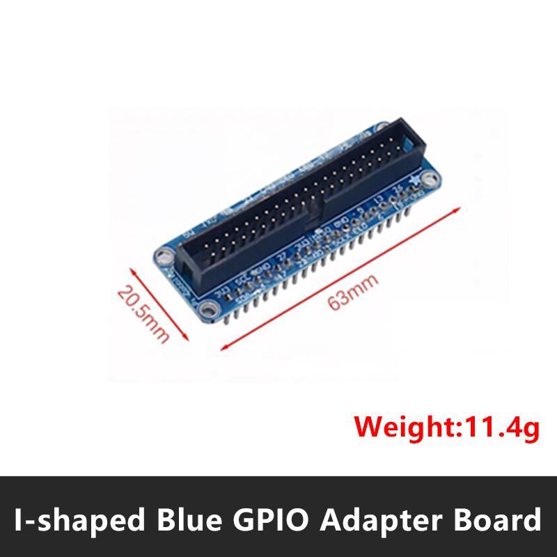 Raspberry Pi T-type GPIO Expansion Board, 11Pin GPIO Breakout Adapter In Red/Blue/Black PCB for Raspberry Pi 1B/1B+/Zero Series