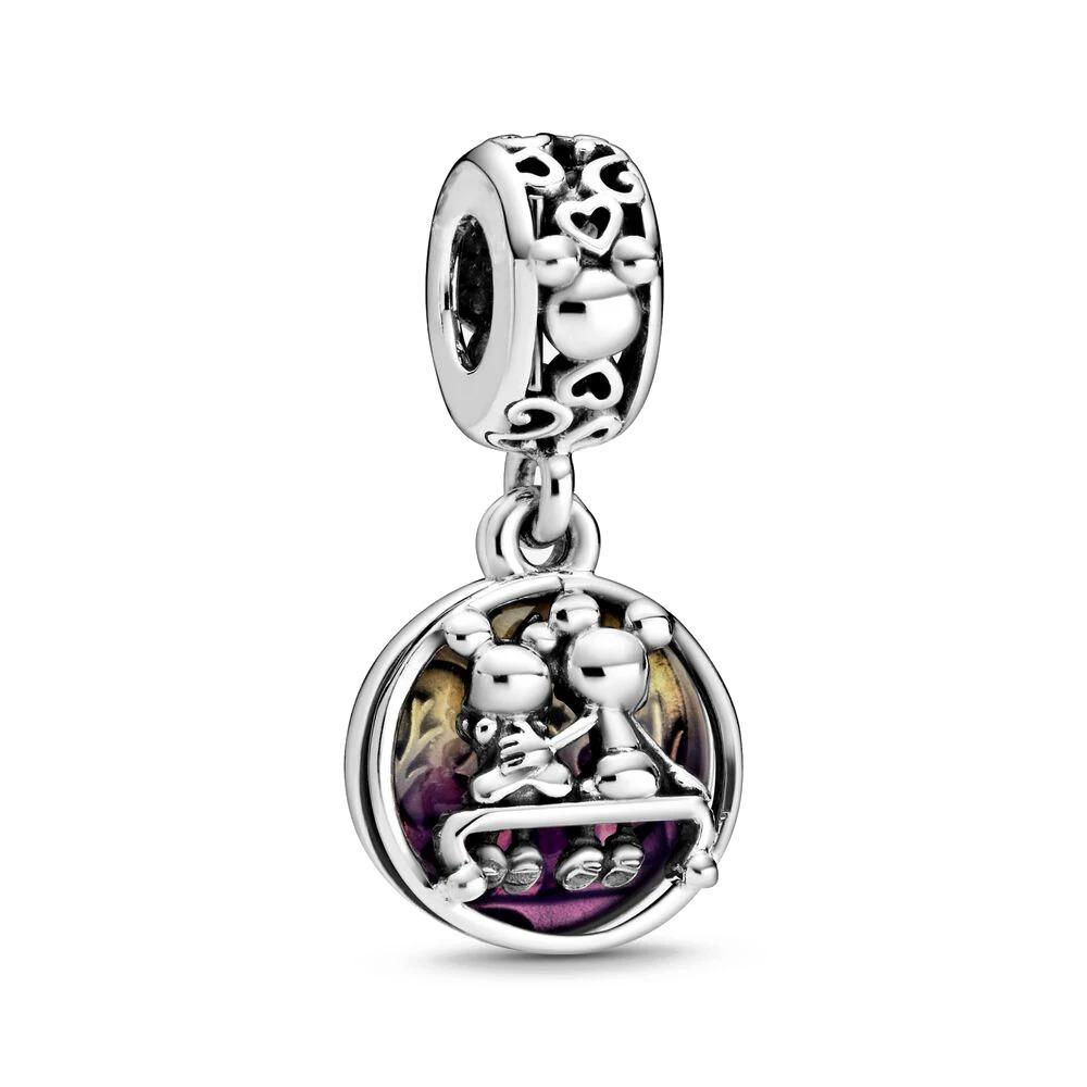 Ciondolo in Argento 925 a Forma di Maiale Cane Gatto Spaventapasseri per Braccialetto Fai da Te Gioiello Raffinato Regalo